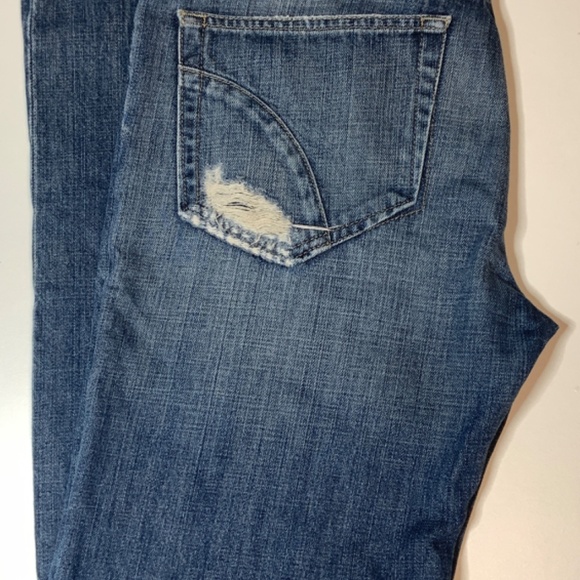 Men's Joe's Jeans The Classic Straight Distressed in Medium Blue Size 34/34 - Picture 4 of 4